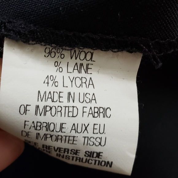 Nwot Theory Wool Mini Black Skirt - Picture 6 of 6